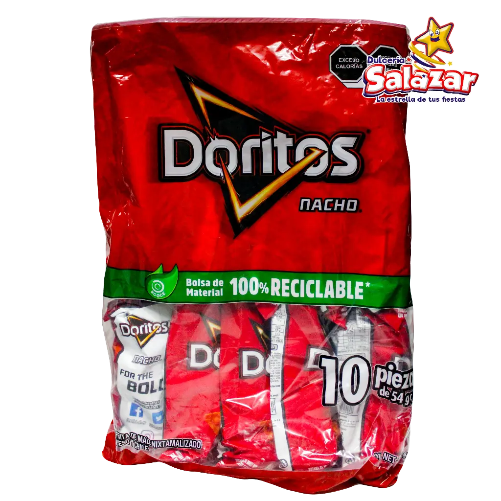 [SON0002] DORITOS NACHOS SABRITAS 54G -B.540GR.- "C/5/10"