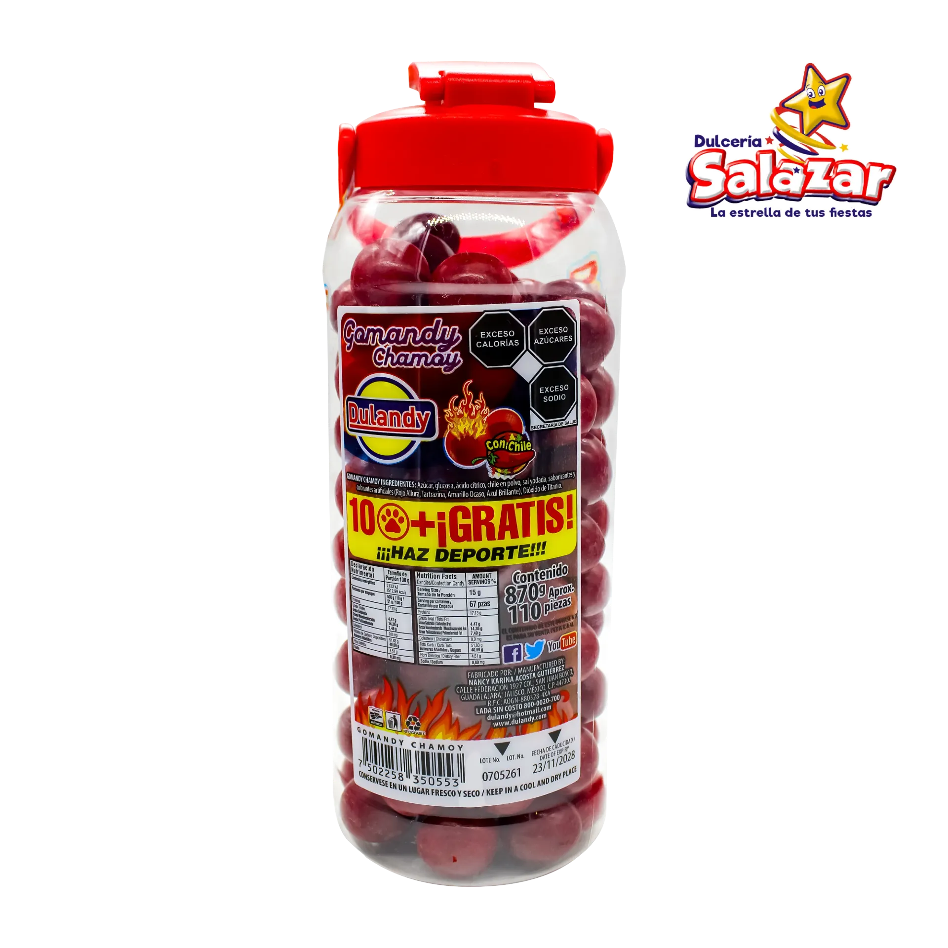 [DULK0001] DULANDY CHAMOY GOMITA CONFITADO -V.870G- "C/14/110"