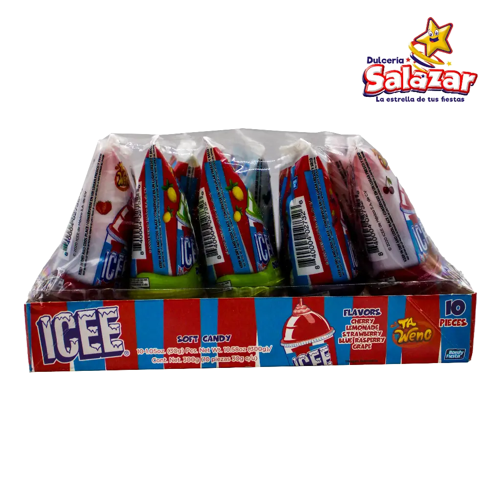 [BON0216] DULCE EN PASTA TA WENO ICEE VARIOS SABOR G02733 -D.300G- "C/24/10"