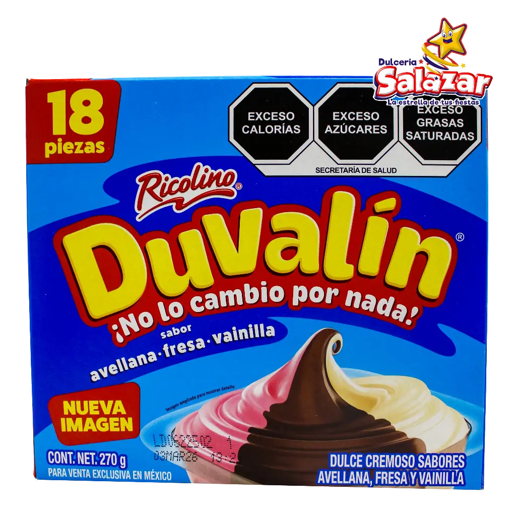 DUVALIN TRI SABOR RICOLINO -D.270G- "C/24/18"