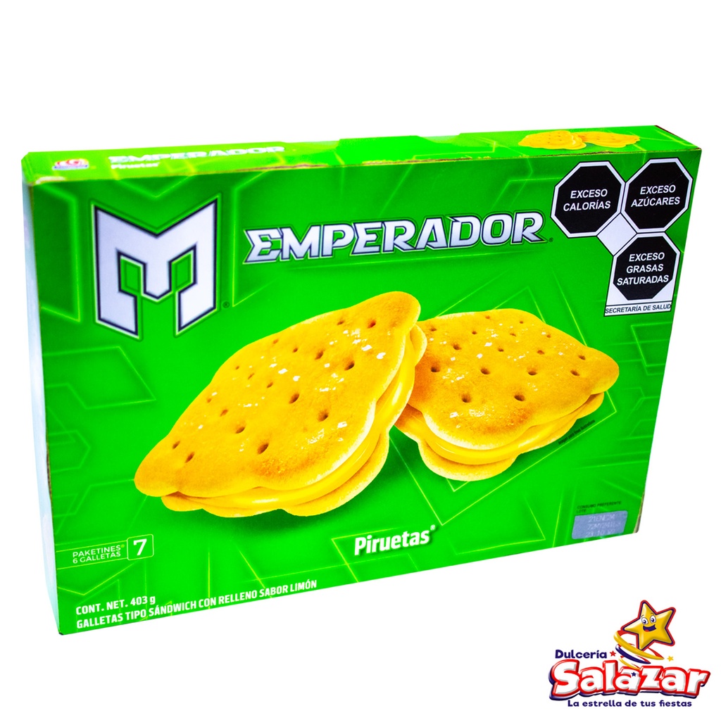EMPERADOR PIRUETAS 9 PAQ. -D.403G- "C/12/9"
