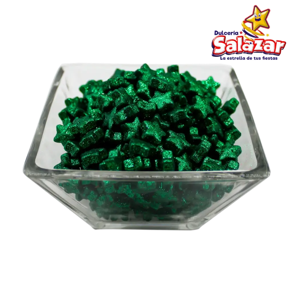 ESTRELLA DIAMANTADA VERDE ESMERALDA  X K "C/10/1"