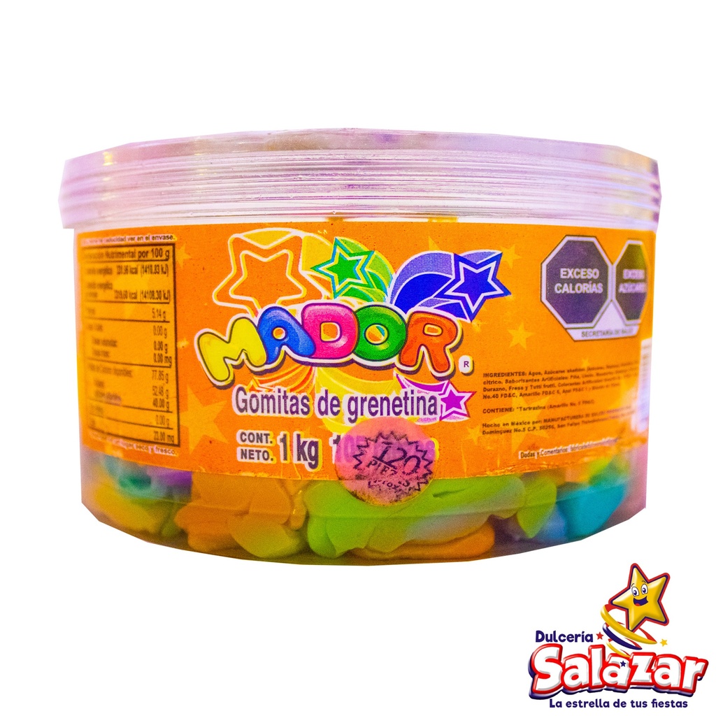 [MAD0007] ESTUCHE FIGURA LECHE MADOR 120PZA -E.1KG- "C/12/120"