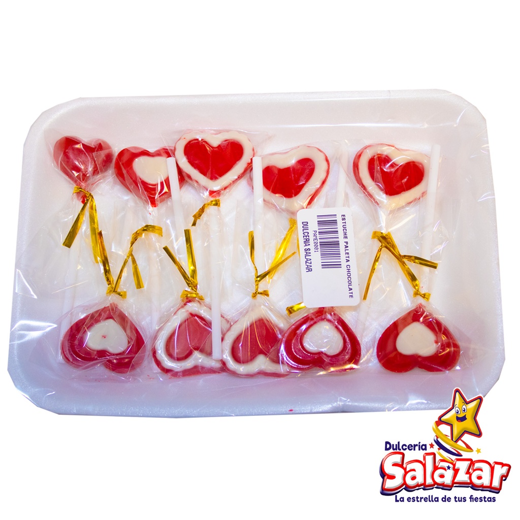 PALETA CHOCOLATE ESTUCHE -E.10PZA-