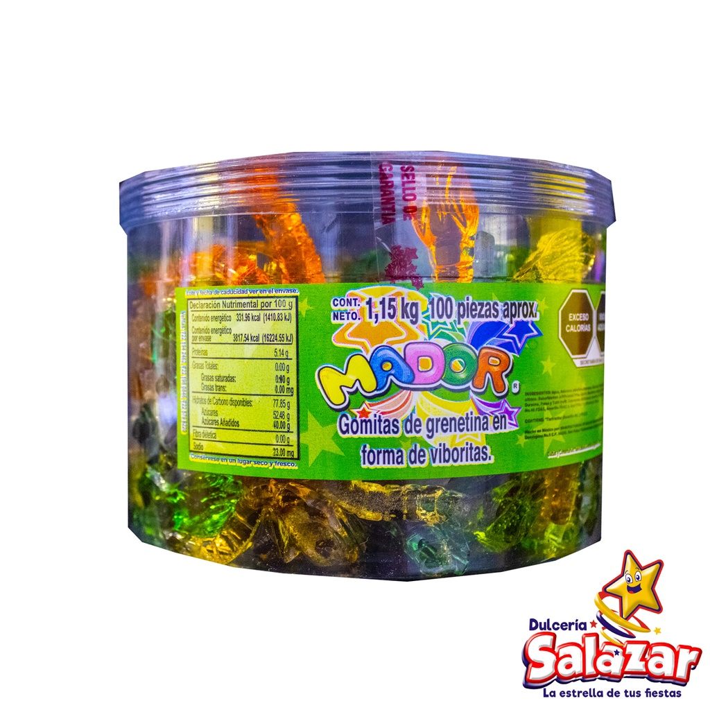 ESTUCHE VIVORA AGUA AMADOR 100PZA -E.100PZA- "C/12/100"