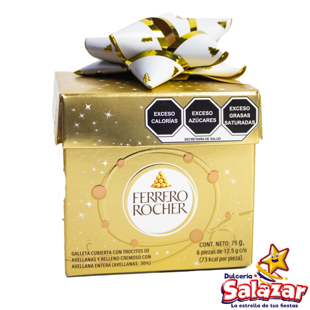 FERRERO ROCHER CUBO T6 -D.75G- "C/12/6"