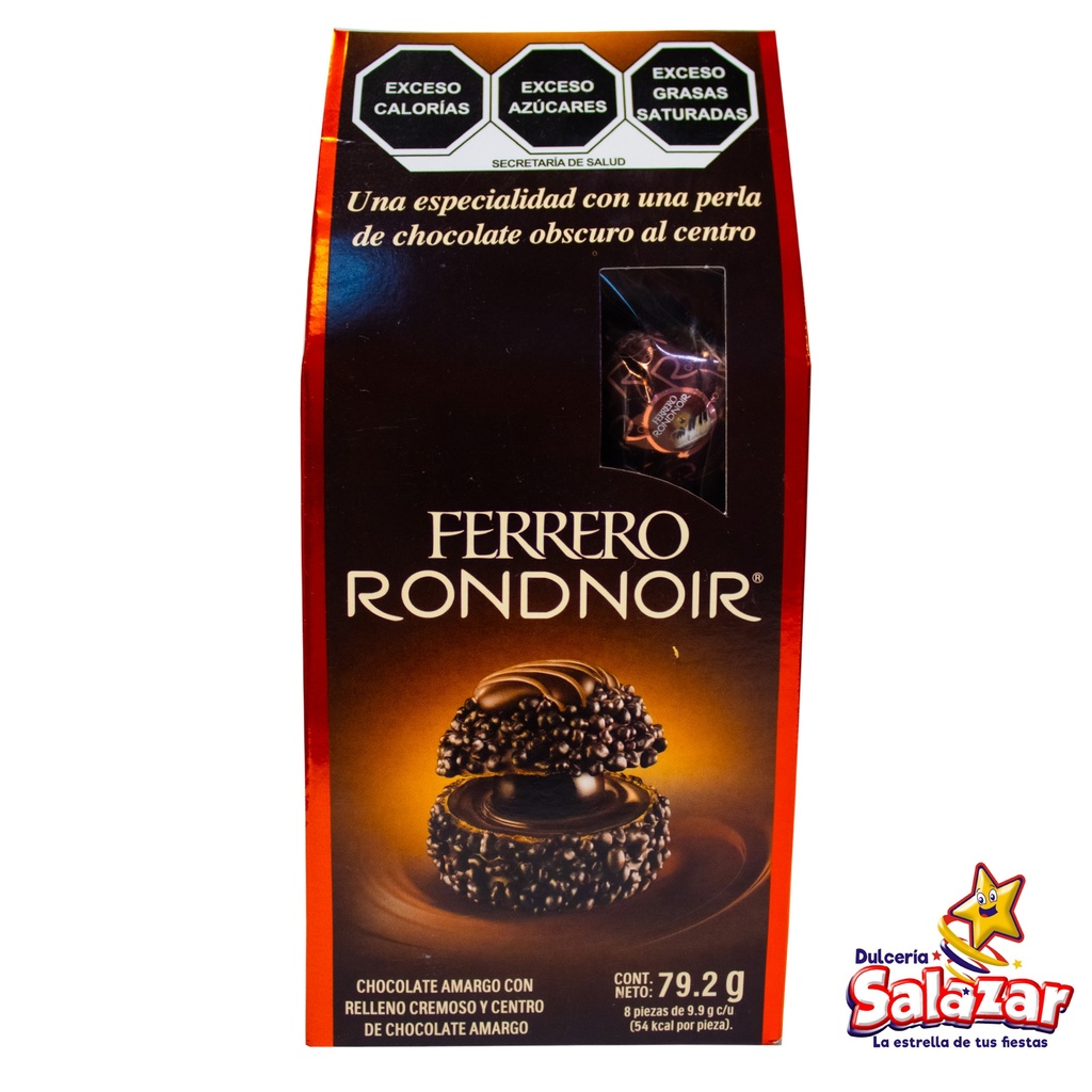 [FER0080] FERRERO RONDNOIR CHOCOLATE AMARGO T-8 -D.79.2G- "C/6/1"
