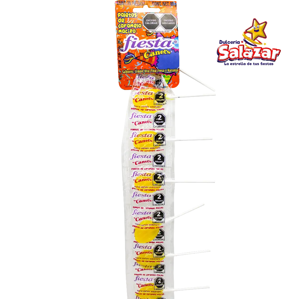 [CAN0039] PALETA FIESTA CANELS CHICA -T.80G- "C/50/20 "