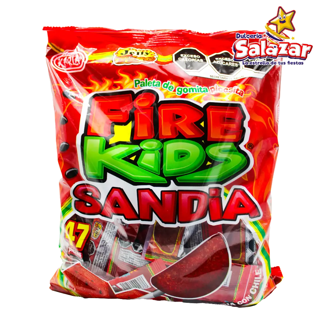 [KAR0074] PALETA FIRE KIDS SANDIA GOMA -B.611G- "C/18/47"