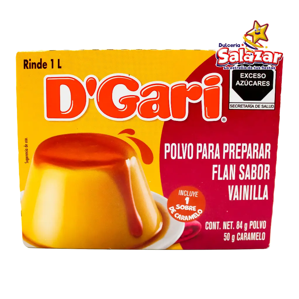 [DGA0023] FLAN D'GARI VAINILLA -D.134G- "C/24/1"