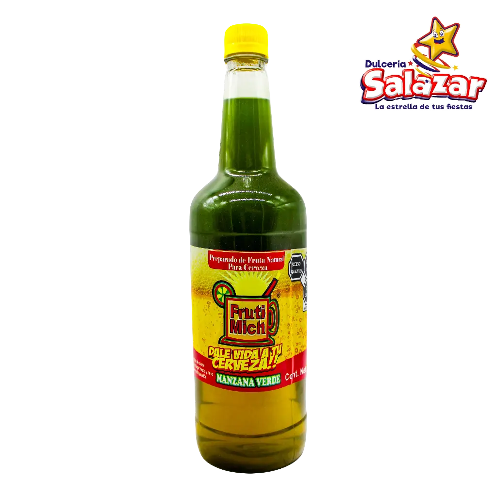 [SALS0043] FRUTIMICH JARABE MANZANA VERDE -BOT.1L- "C/12/1 "