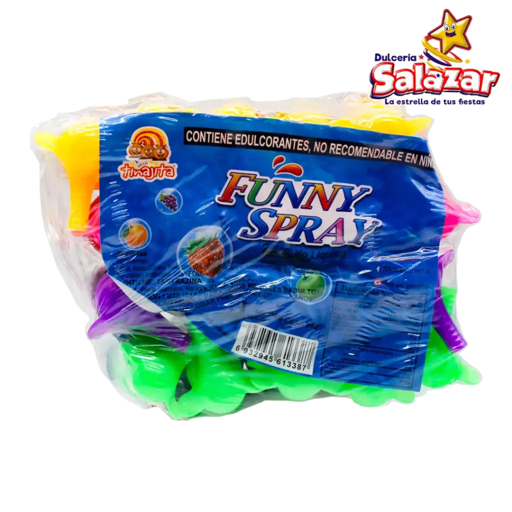 CARAMELO LIQUIDO FUNNY SPRAY TINAJITA -D.500G- "C/30/20"