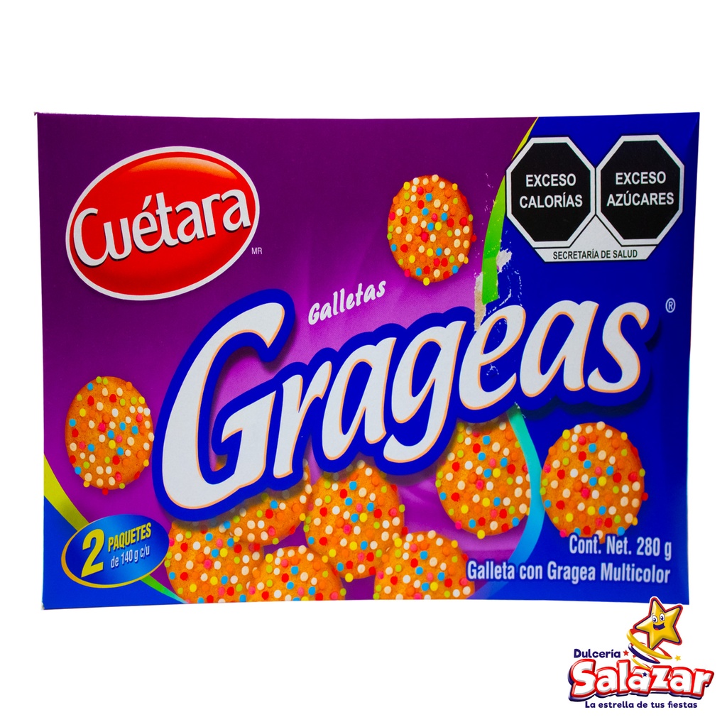 [CUE0005] GALLETA GRAGEAS CUETARA -D.280G- "C/20/2"