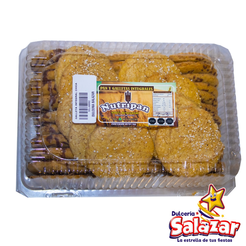 GALLETA INTEGRAL CHICA NUTRI PAN -E.1PZA- "C/15/44"