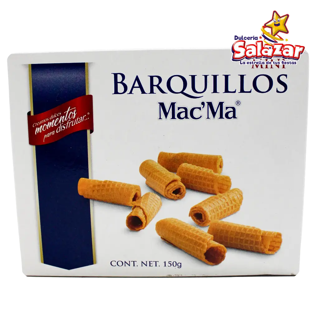 GALLETA MAC MA BARQUILLO -D.150G- "C/12/1"