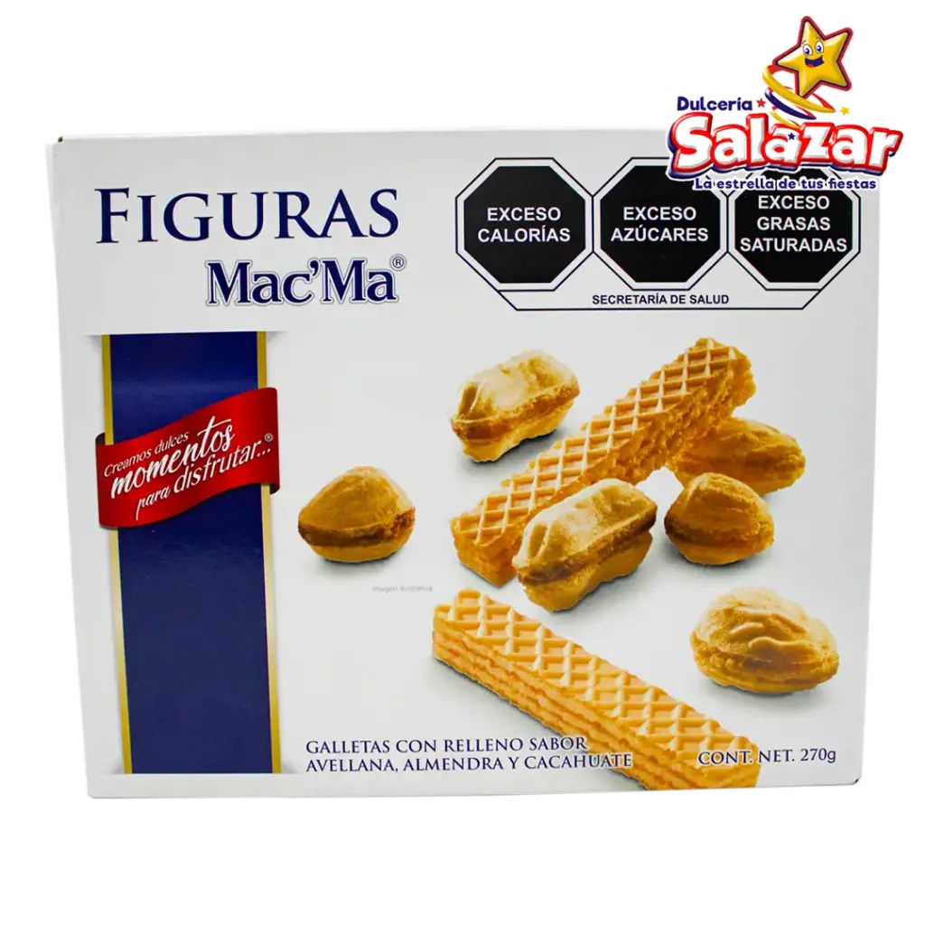 GALLETA MAC MA FIGURAS SURTIDO -D.270G- "C/12/1"