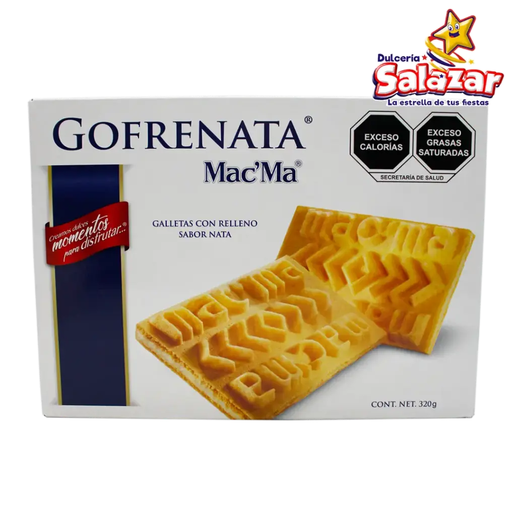 [MAM0014] GALLETA MAC MA GOFRENATA -D.320G- "C/12/1"