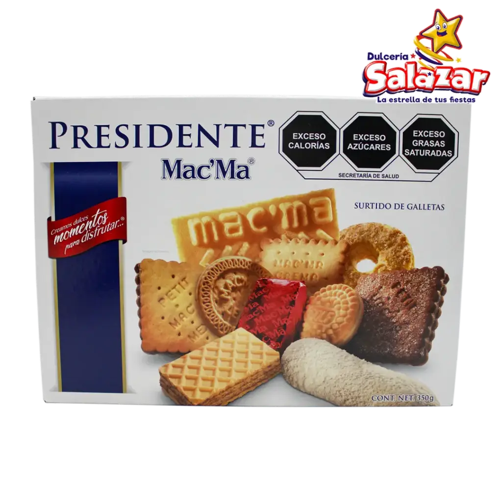 GALLETA MAC MA PRESIDENTE SURT -D.350G- "C/12/1"