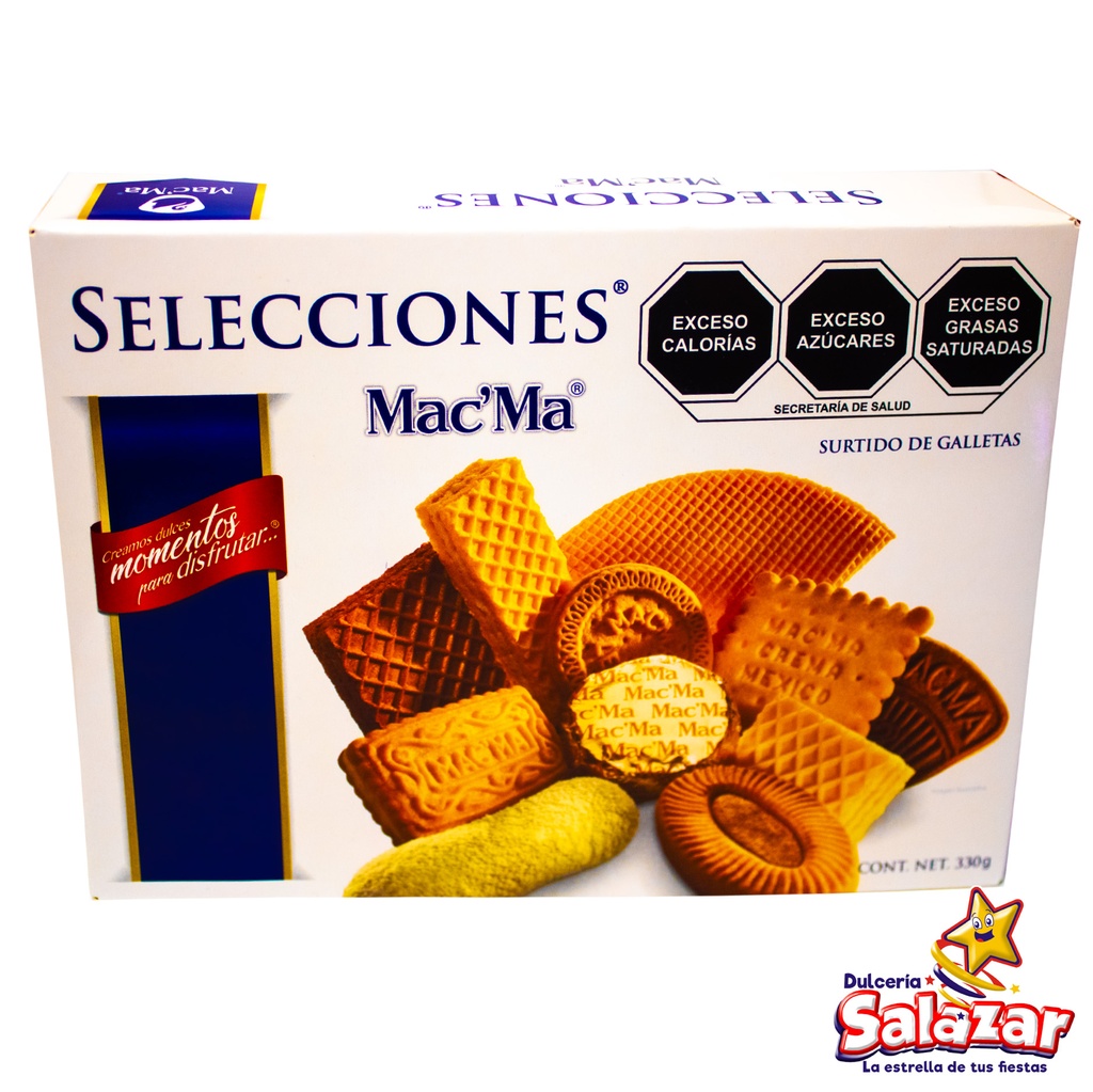 GALLETA MAC MA SELECCIONES SURT -D.330G- "C/12/1"