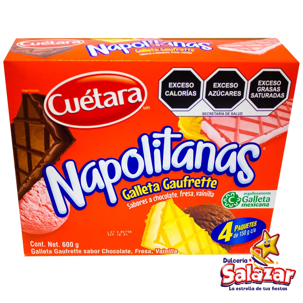 [CUE0011] GALLETA NAPOLITANA CUETARA -D.600G- "C/20/1"