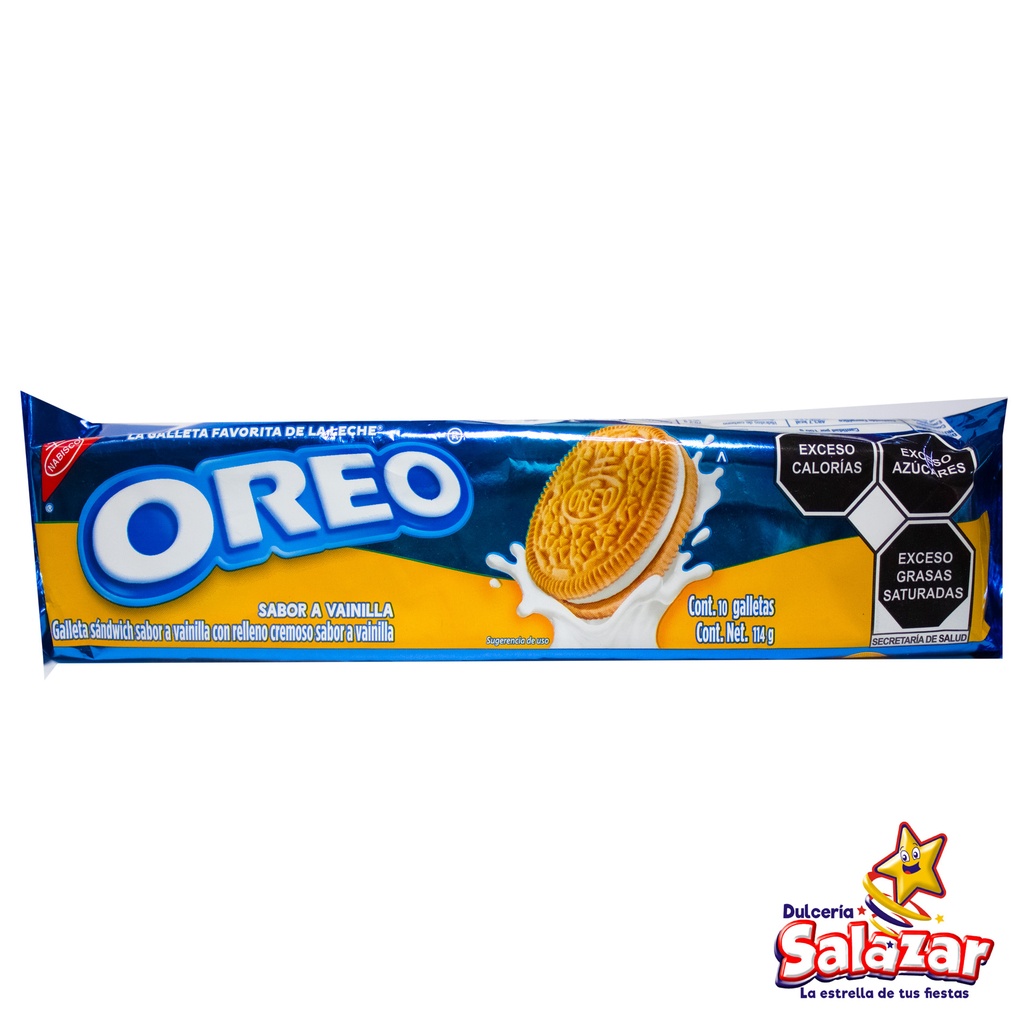 [ADA0340] GALLETA OREO VAINILLA NABISCO -B.114G- "C/14/1"