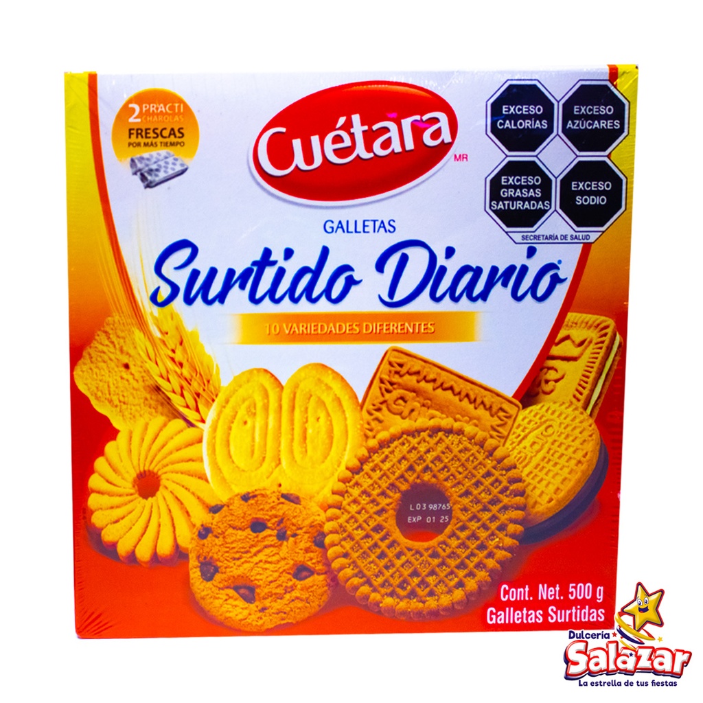 [CUE0013] GALLETA SURTIDO ESPECIAL CUETARA -D.500G- "C/20/1"