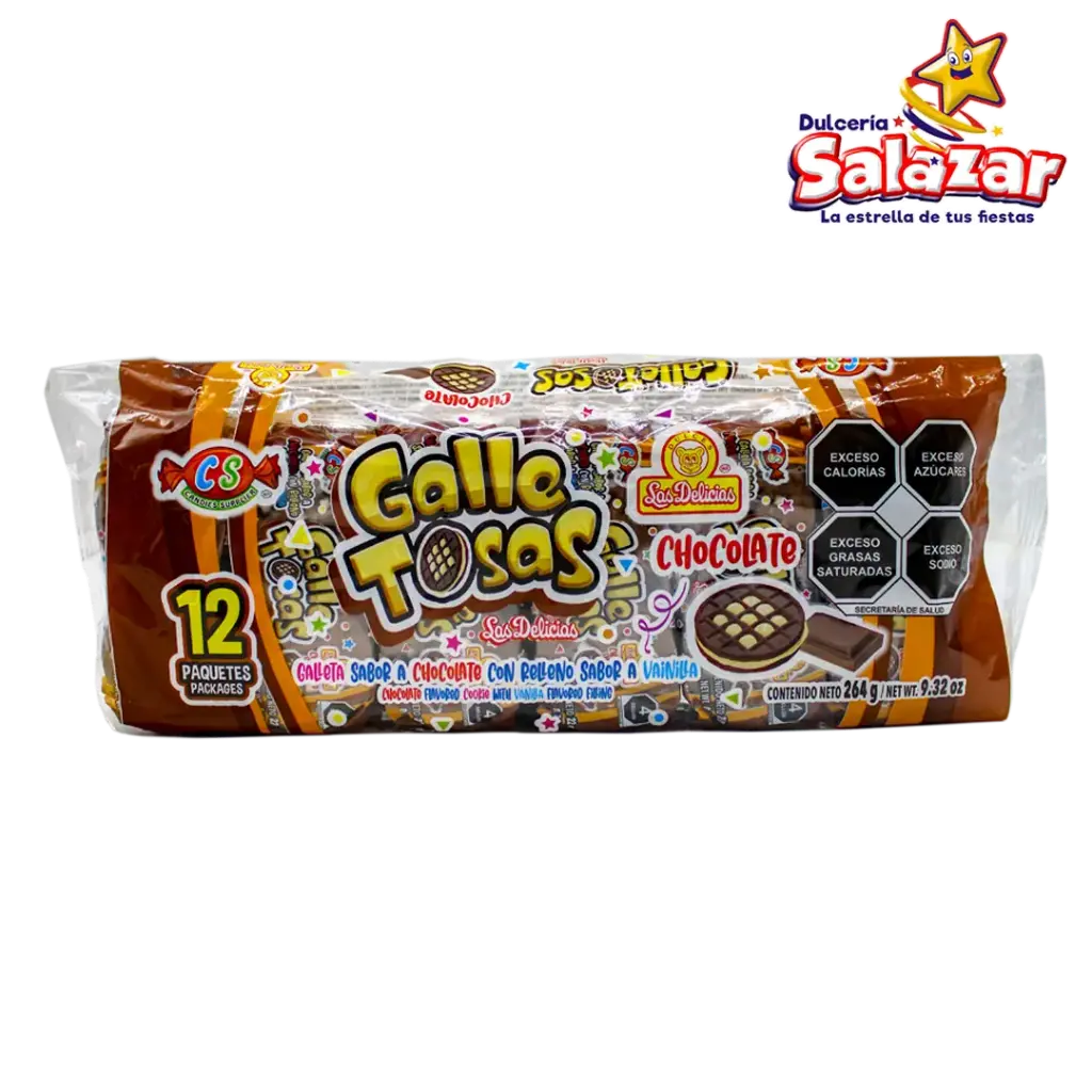 [DEL0479] GALLETOSAS CHOCOLATE -B.  G.-"C/24/12"