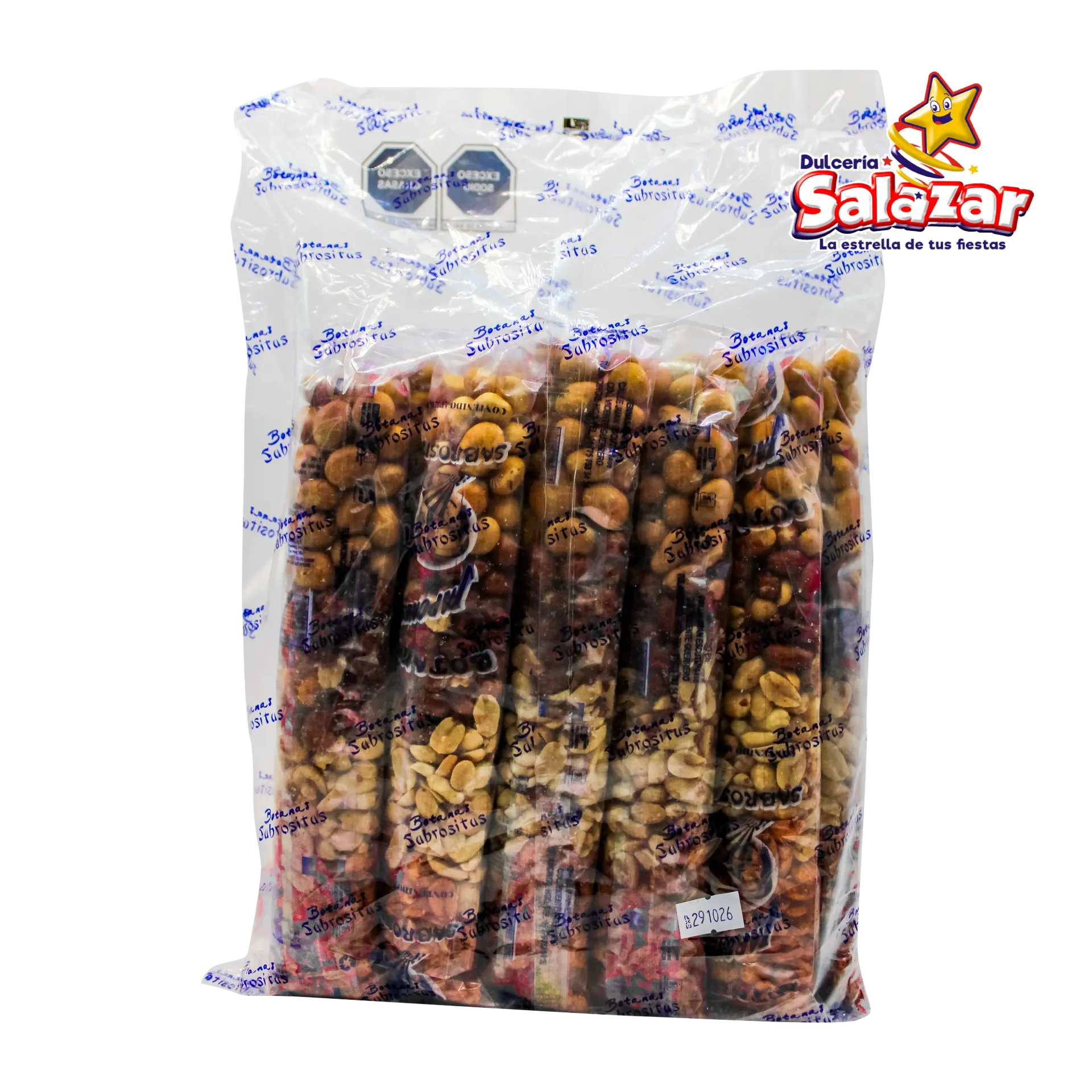 GARROTE CACAHUATE SURTIDO SABROSITAS -B.10PZA- "C18/10"