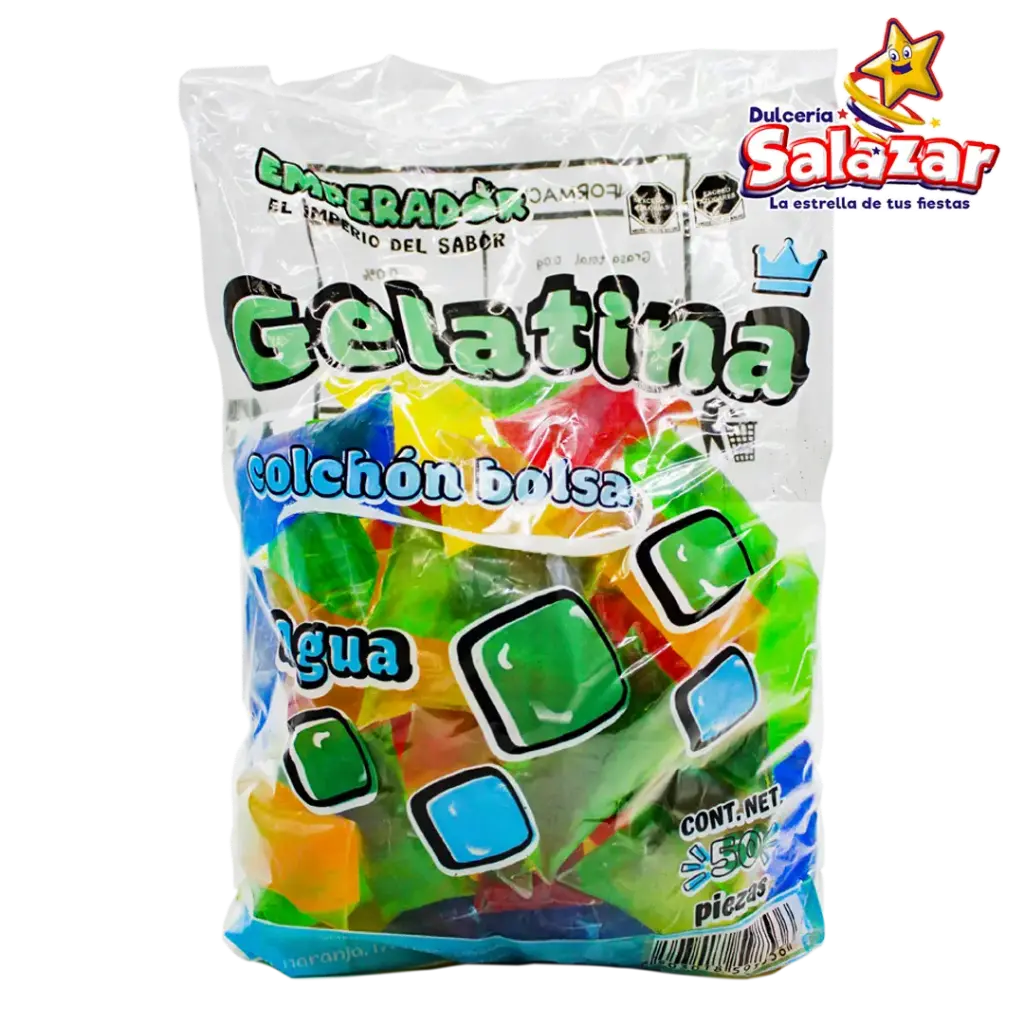 [EMP0011] GELATINA COLCHÓN AGUA EMPERADOR -B.50PZA- "C/20/50"