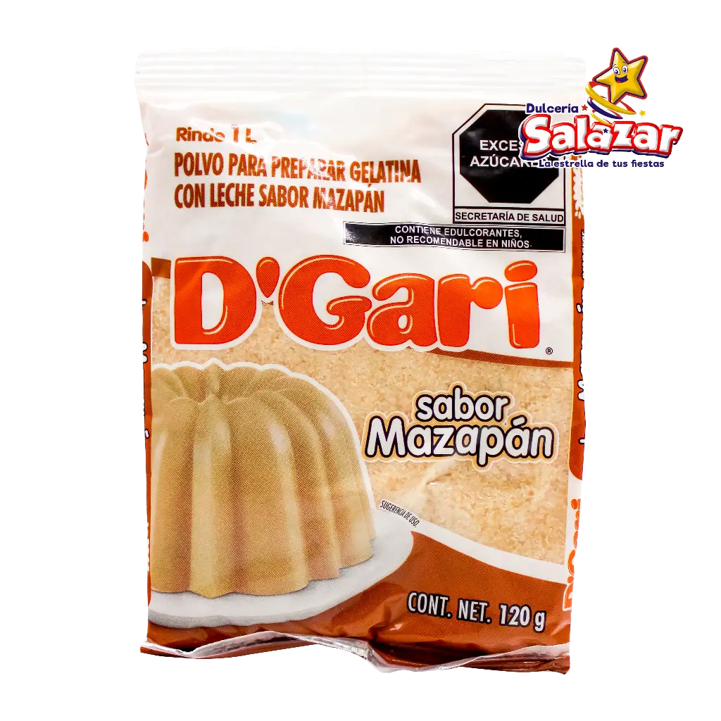 GELATINA D'GARI MAZAPAN -B.120G- "C/50/1"