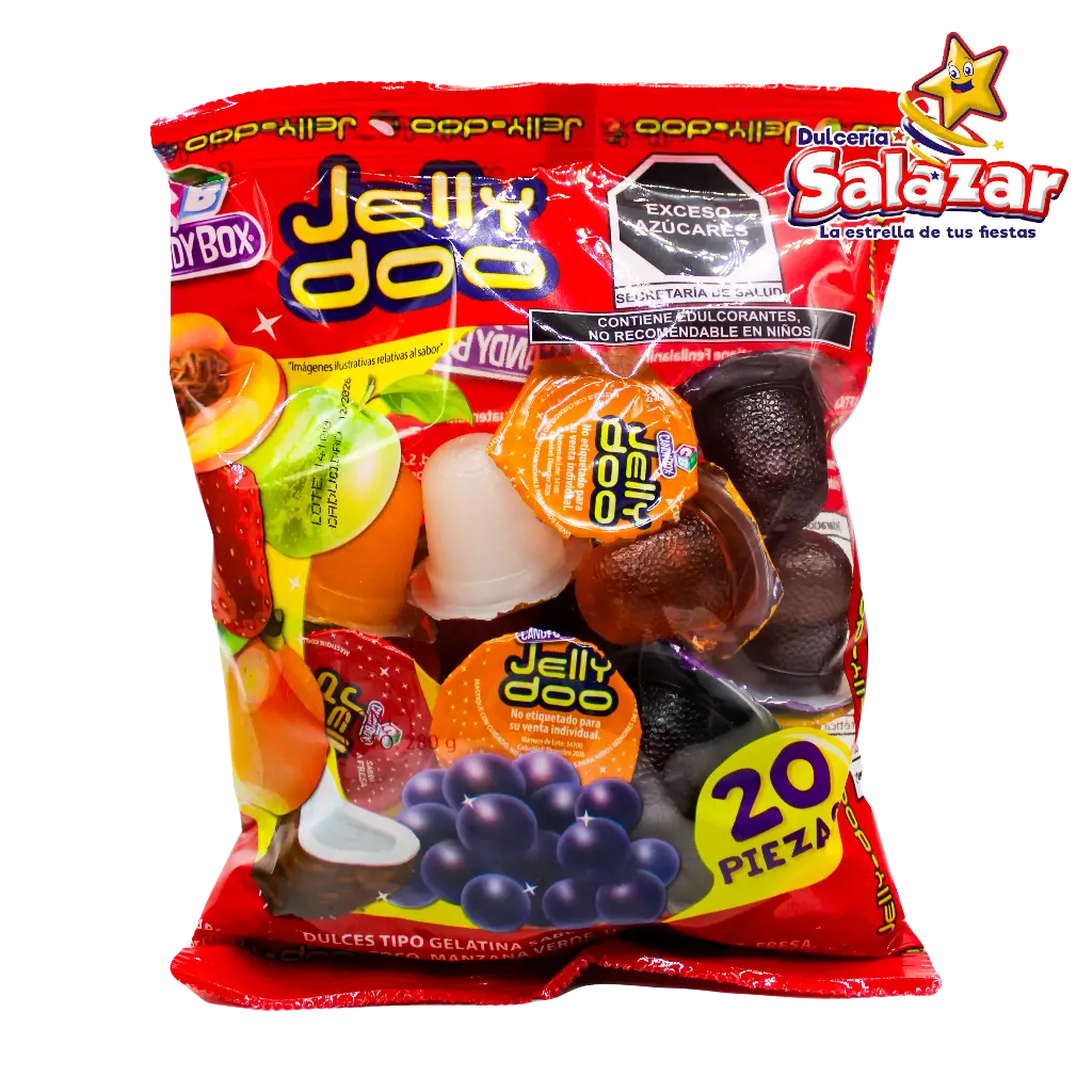 GELATINA MINI JELLY-DOO CANDY BOX -B.280G- "C/32/20"