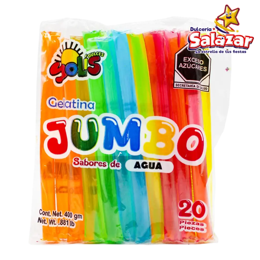 GELATINA SOLIS AGUA JUMBO -B.550GR- "C/40/20"