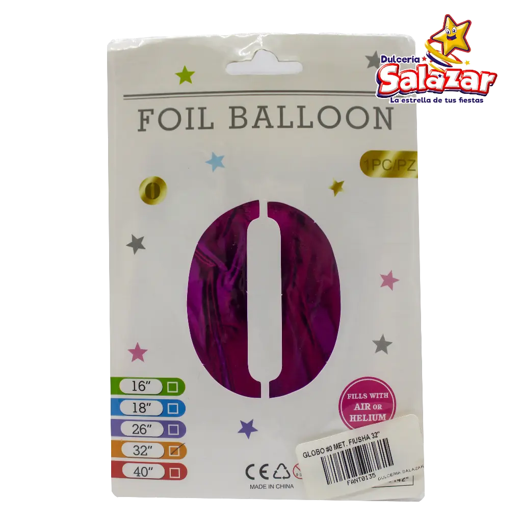 GLOBO #0 METALICO FIUSHA 32 FANTASIA 20 -B.1PZA-"C/1/1"