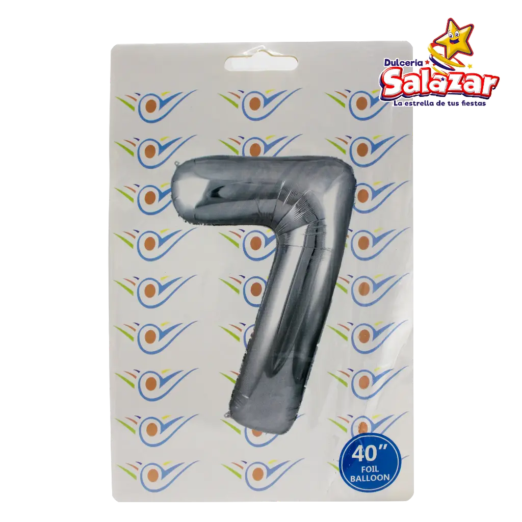 [FANT0062] GLOBO #7 METALICO PLATA 40 FANTASIA 200 -B.1PZA- "C/1/1"
