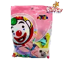 GLOBO #9 MACARRON SURTIDO PAYASO -B.50PZA- "C/100/50"