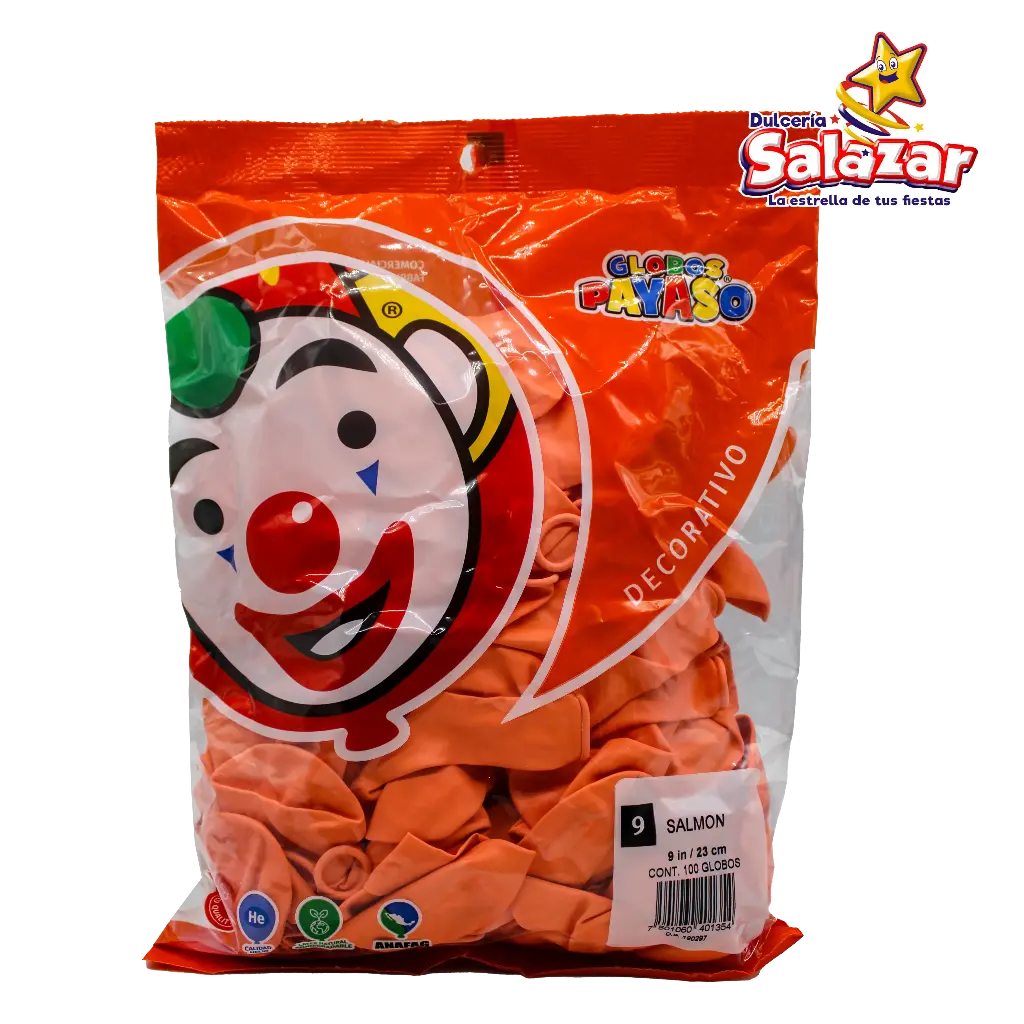 GLOBO #9 SALMON -B.100P- "C/50/100"