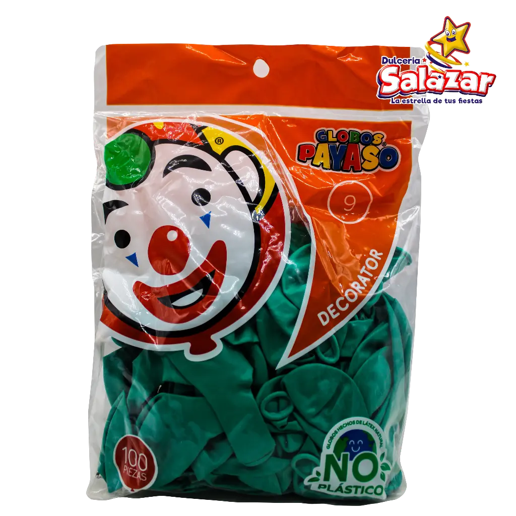 GLOBO #9 VERDE JADE -B.100P- "C/50/100"