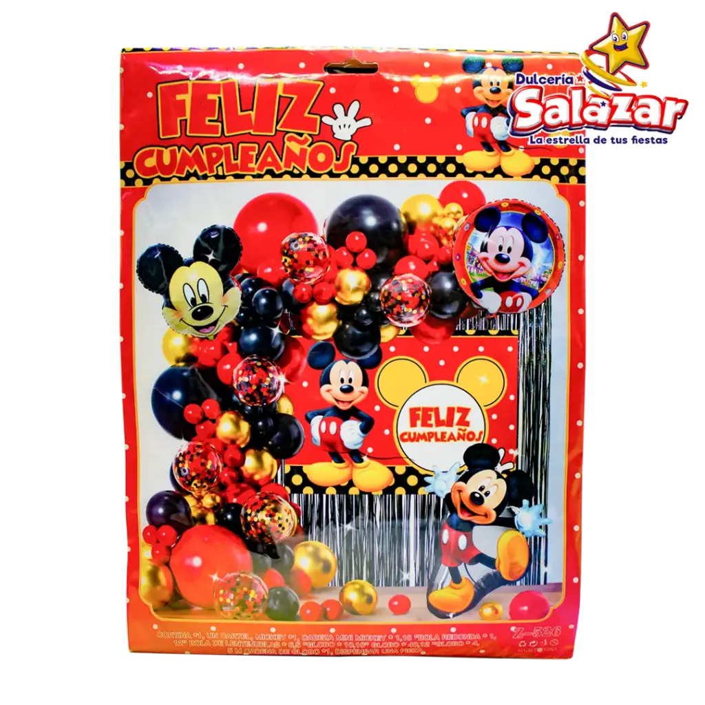 GLOBO KIT ARCO FELIZ CUMPLEAÑOS -D.1PZA-