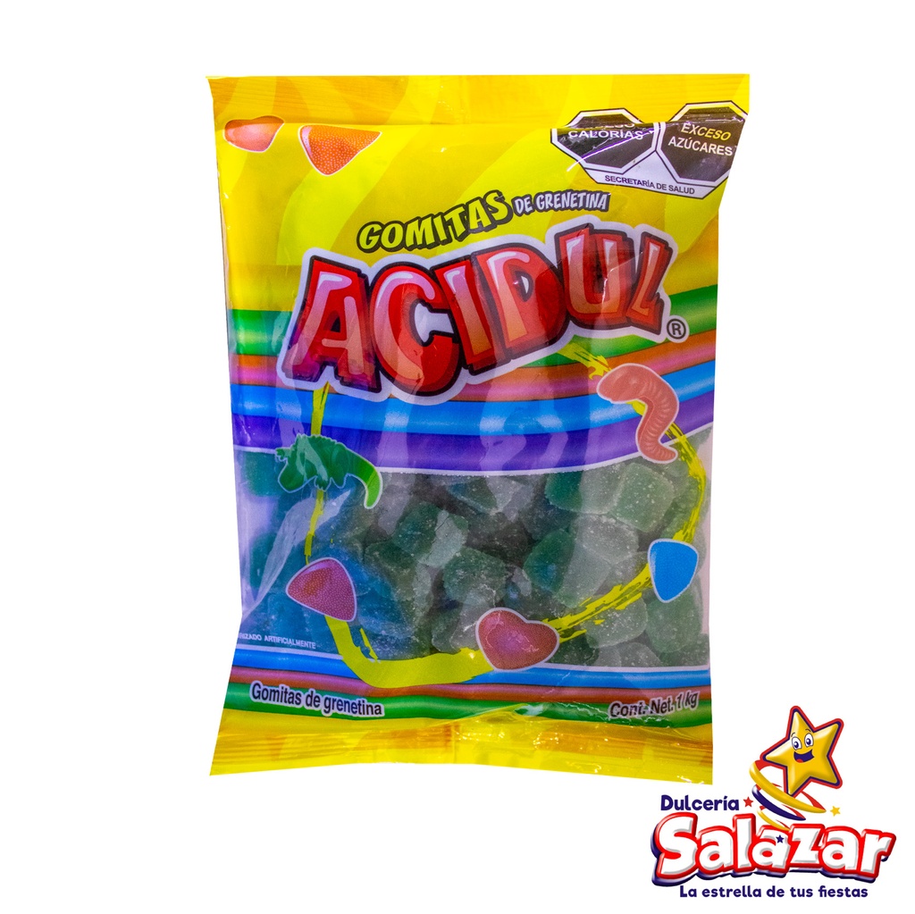 GOMA ACIDUL CHICLE GOURMET -B.1KG- "C/10/1"