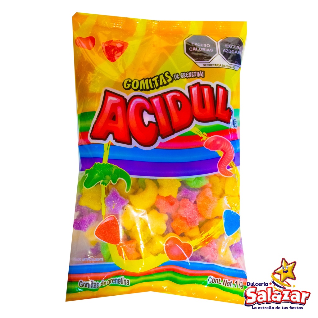 [ACI0007] GOMA ACIDUL ESTRELLA NEON -B.1KG- "C/10/1"