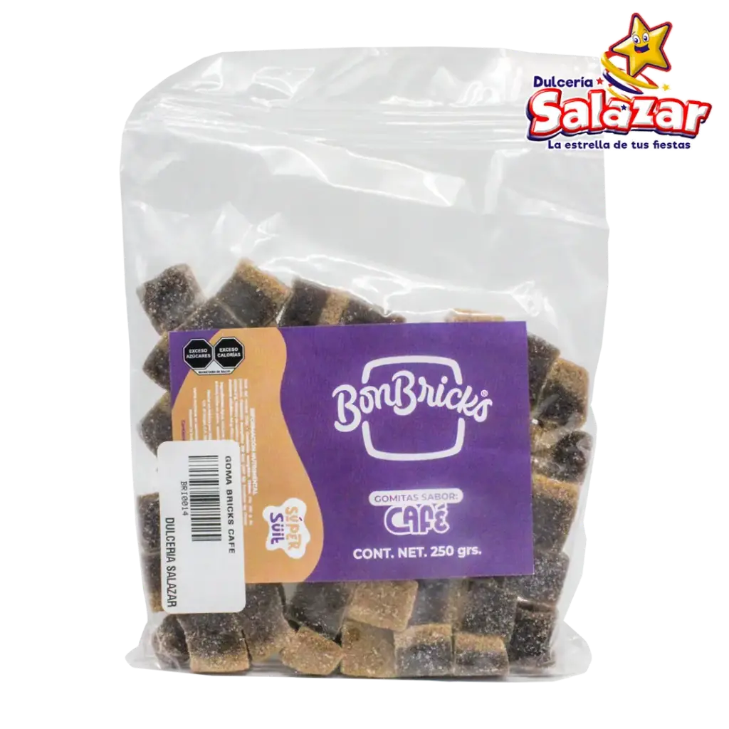 [BRI0014] GOMA BON BRICKS CAFE -B.250G- "C/10/1"
