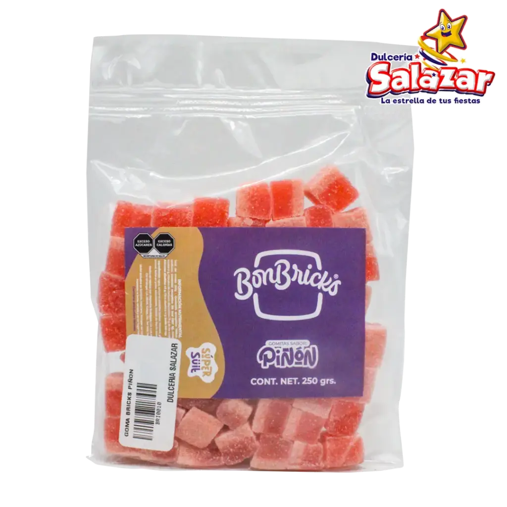 [BRI0010] GOMA BON BRICKS PIÑON -B.250G- "C/10/1"