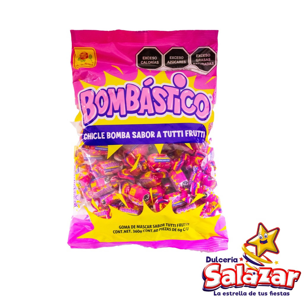 [ROS0129] GOMA DE MASCAR BOMBASTICO DLR -B.360G- "C/20/60"