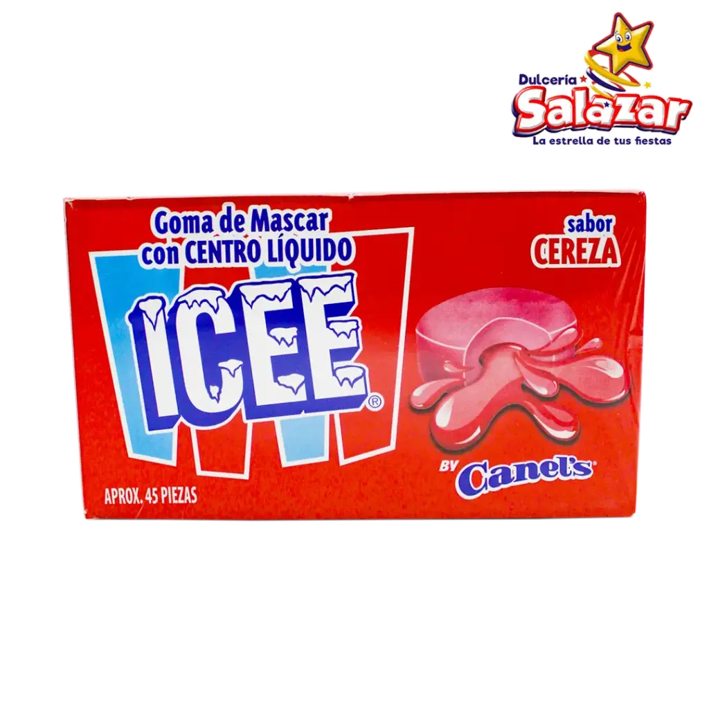 GOMA DE MASCAR C/CENTRO LIQUIDO CER ICEE -D.225G- "C/32/45"