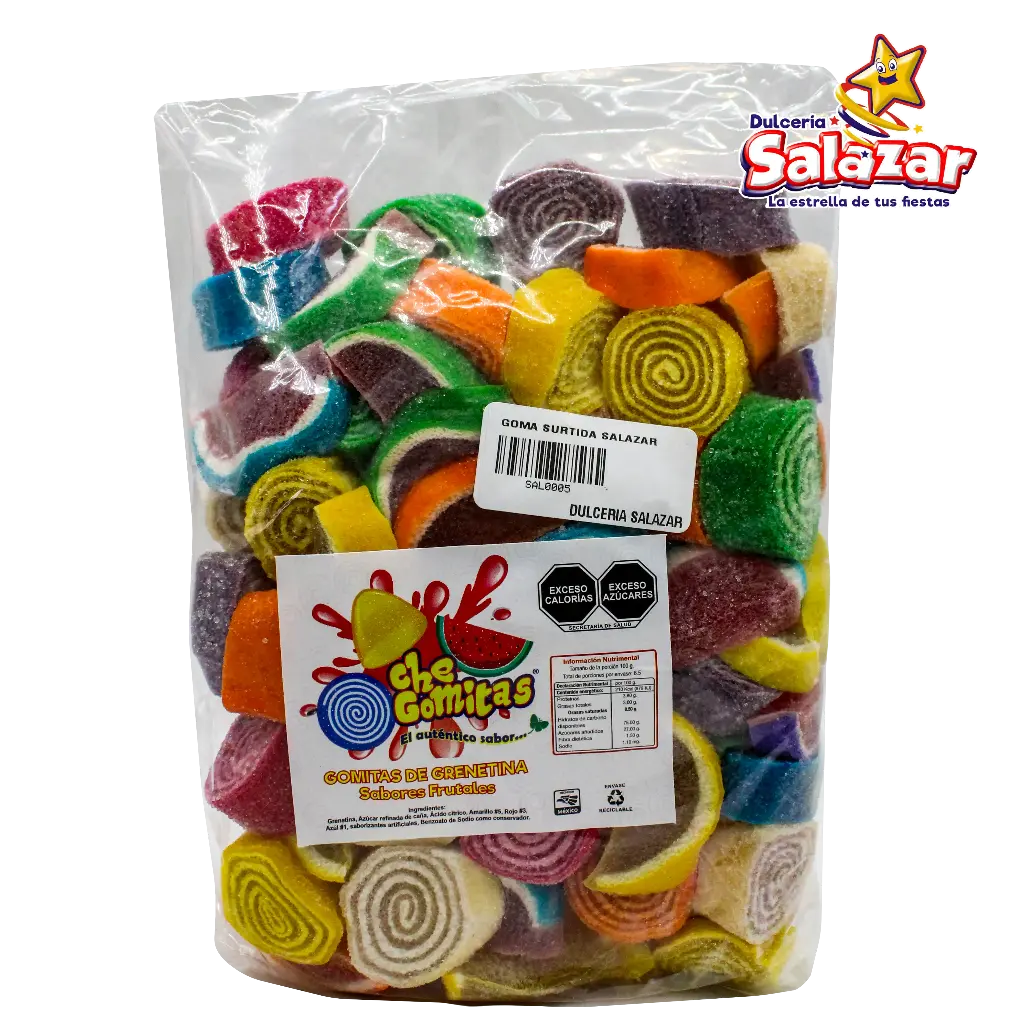 [SAL0005] GOMA SURTIDA  -B.1KG- "C/10/1KG"