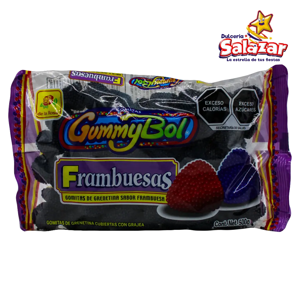 GOMA FRAMBUESAS MORADA DLR -B.500G- "C/16/55"