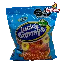 GOMA LUCKY AROS DE DURAZNO -B.1KG- "C/8/1"