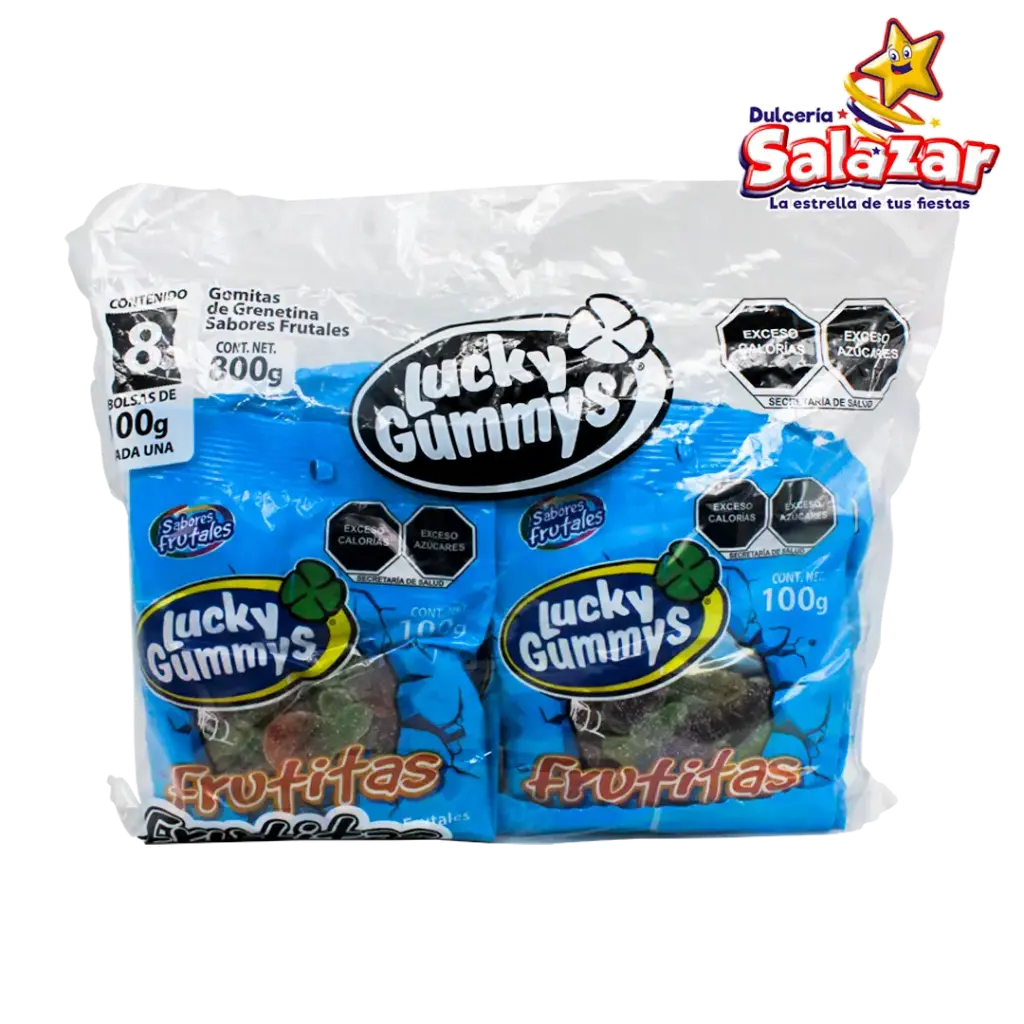 GOMA LUCKY FRUTITAS 100G -B.800G.- "C/12/8"