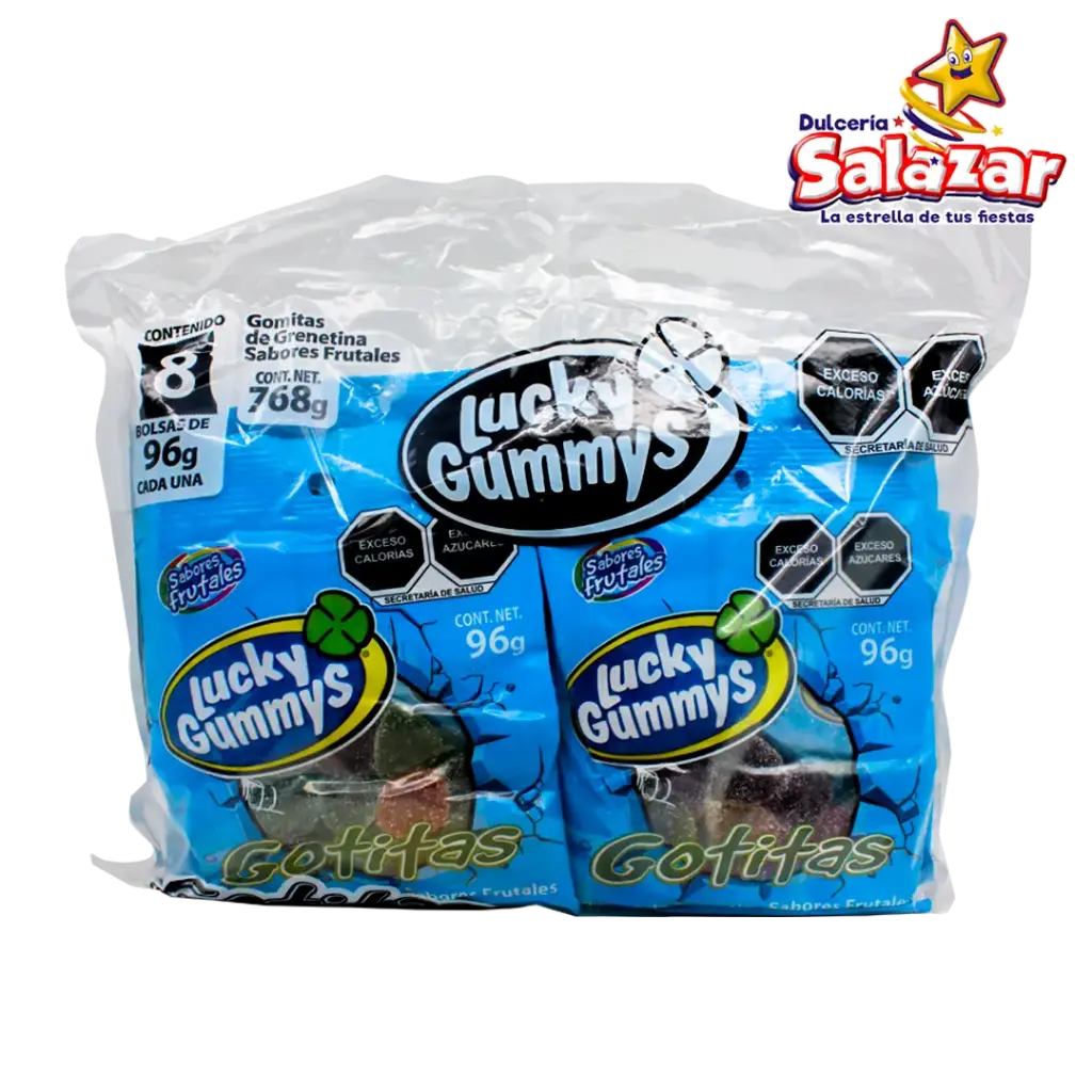 [CHE0017] GOMA LUCKY GOTITAS 96GR -B.768G- "C/12/8"