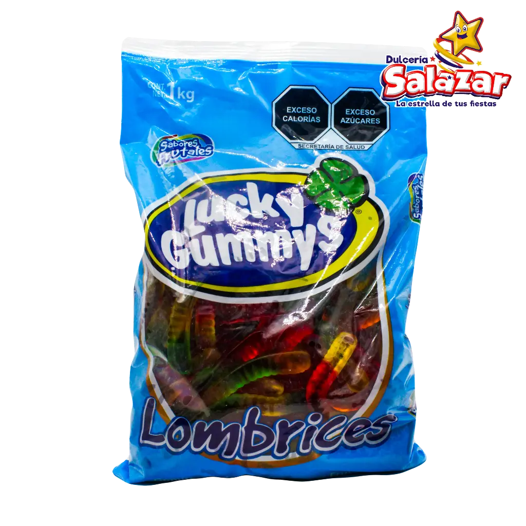 [CHE0006] GOMA LUCKY LOMBRICES -B.1KG- "C/8/1"